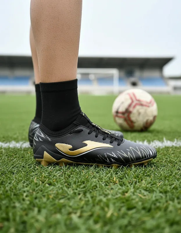 Tacos Fútbol Hombre Joma Stris2501fg Tachones Negro Oro