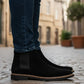 Botín Chelsea Hombre Triples Enzo 35800 Piel Gamuza Negro