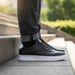 Tenis Charly Hombre 1086322 Casuales Piel Negro Originales