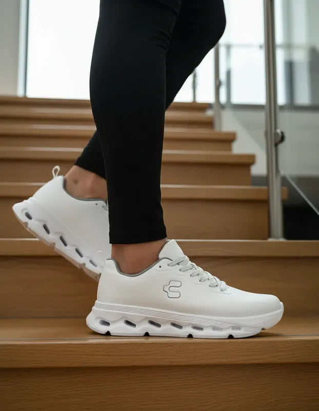 Tenis Deportivos Hombre Charly 1087720 Running Gym Blancos