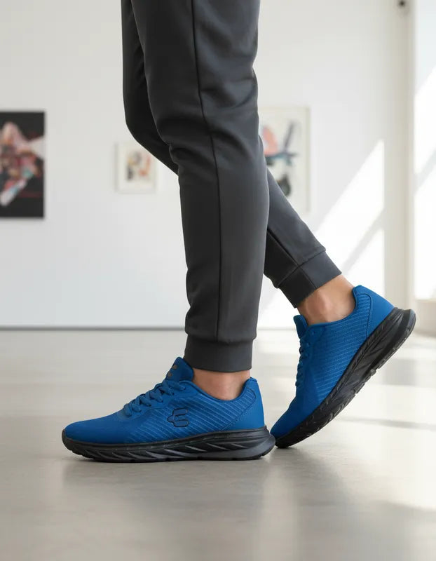 Tenis Deportivos Hombre Charly 1087002 Running Gym Azules