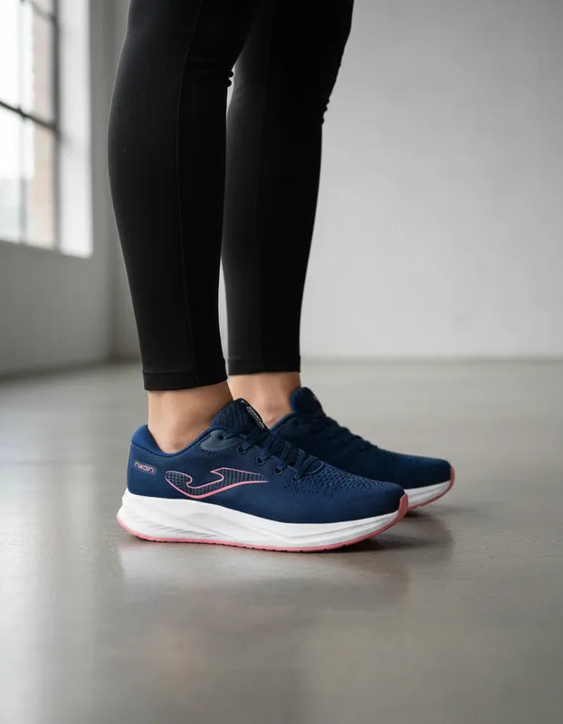 Tenis Running Mujer Joma Rneols2603 Gym Cómodos Azul Rosa