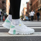 Tenis Training Mujer Pirma 1310 Gym Blanco Verde