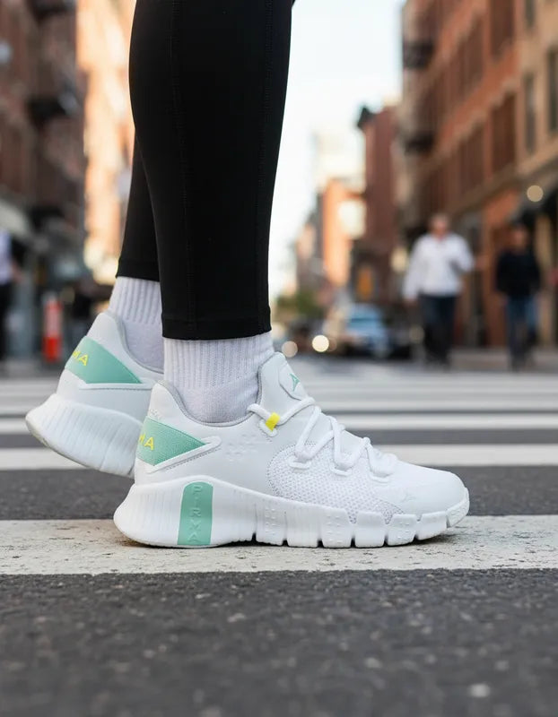 Tenis Training Mujer Pirma 1310 Gym Blanco Verde
