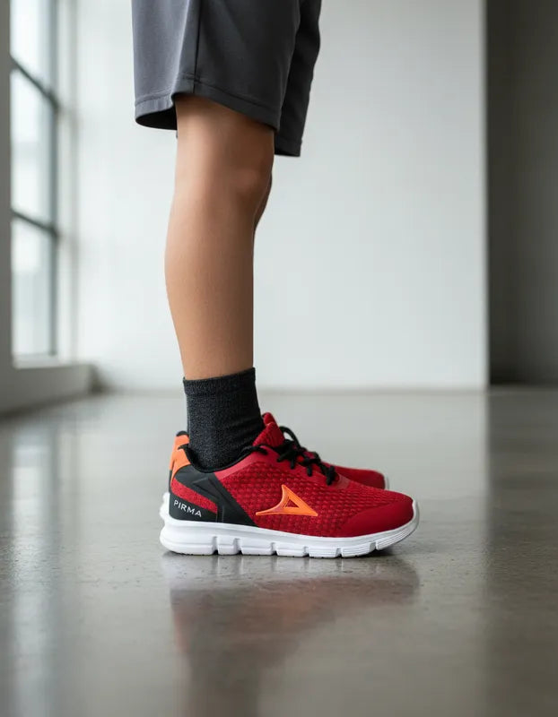 Tenis Pirma Niño 4037 Deportivos Ligeros Rojos 18-21.5
