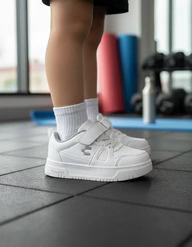 Tenis Escolares Charly Niño 1065613 Contactel Blanco 15-21
