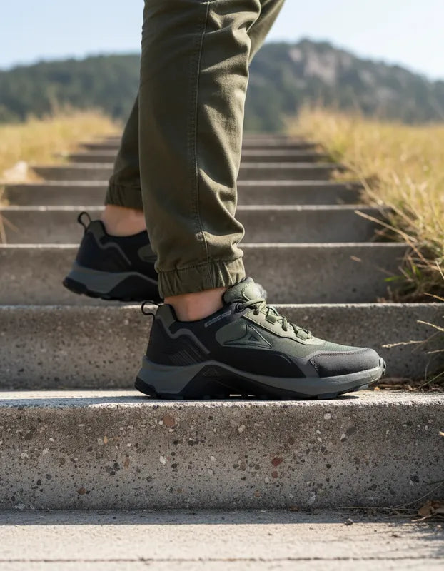 Tenis Outdoor Hombre Pirma 1315 Hiking Todo Terreno Verde