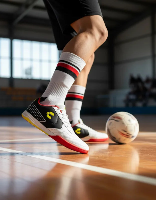 Tenis Fútbol Rápido Hombre Charly 1086882 Indoor Blancos
