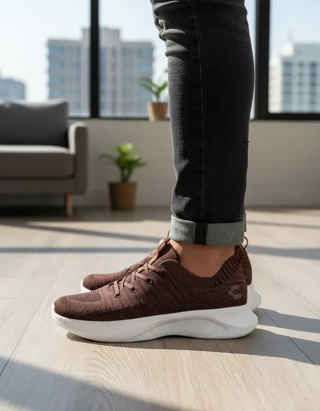 Tenis Casuales Hombre Charly 1086333 Cómodos Ligeros Cafés