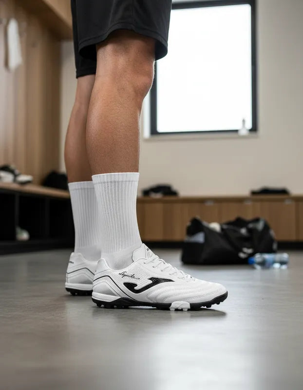 Tenis Fútbol Rápido Hombre Joma Aguvw2602tf Turf Blancos