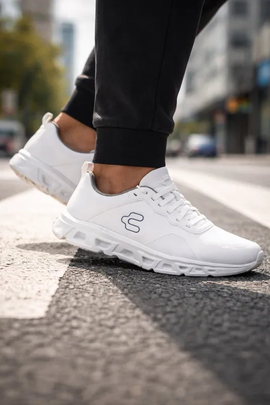 Tenis Deportivos Hombre Charly 1087719 Gym Running Blancos