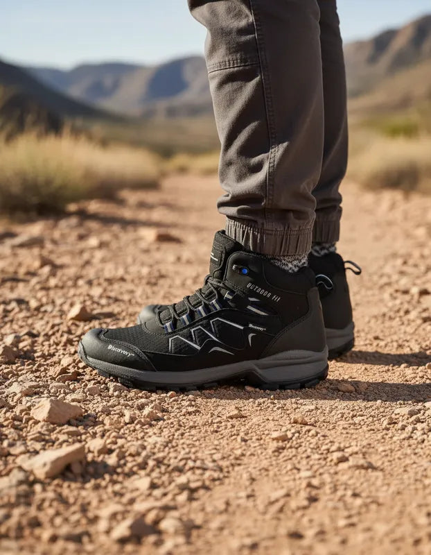 Bota Outdoor Hombre Discovery 2320 Hiking Senderismo Negro