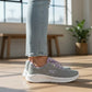 Tenis Skechers Mujer 125641x Go Walk Now Gris Lavanda