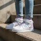 Tenis Bota Niña Charly Kids 1079434 Contactel Lila 15-21