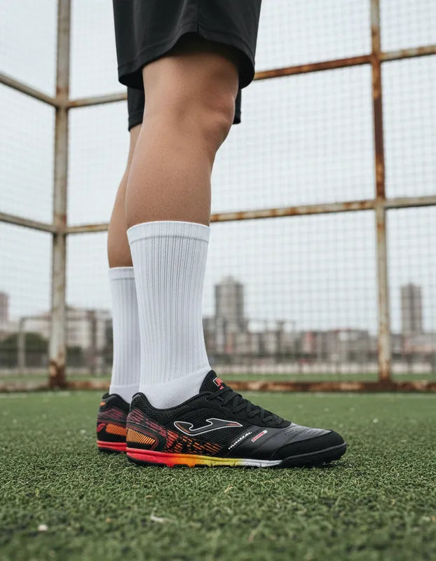 Tenis Fútbol Rápido Hombre Joma Munw2401tf Piel Negro