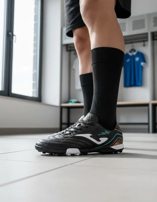 Tenis Fútbol Rápido Hombre Joma Aguvw2631tf Turf Negros