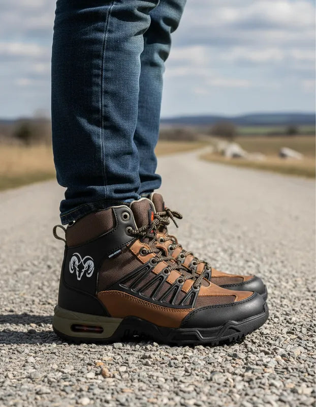 Botas Trabajo Hombre Ram 9546 Piel Capsula Aire Avellana