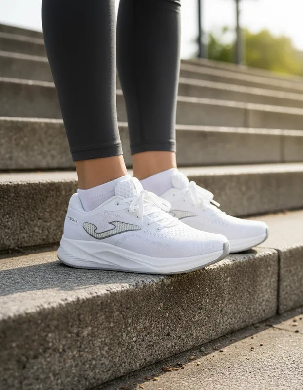 Tenis Running Mujer Joma Rneols2602 Gym Cómodos Blancos