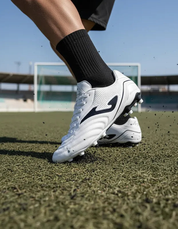 Tacos Fútbol Hombre Joma Aguvw2602fg Tachones Blancos