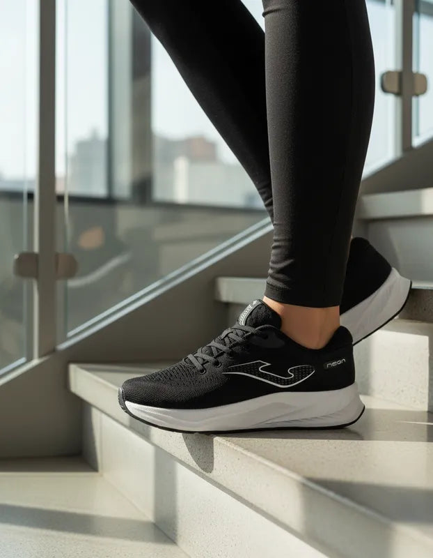 Tenis Running Mujer Joma Rneols2601 Gym Cómodos Negros