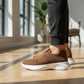 Tenis Charly Hombre 1086405 Slip On Cómodos Ligeros Camel