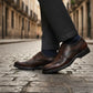 Zapato Vestir Hombre Christian Gallery 7703-1 Piel Caoba