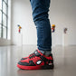 Tenis Spiderman Niño 3050 Contactel Rojo Negro 16-21