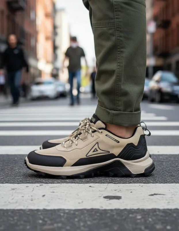 Tenis Outdoor Hombre Pirma 1315 Hiking Todo Terreno Beige