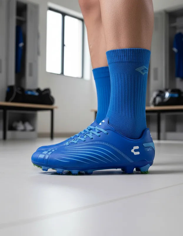 Tacos Fútbol Hombre Charly 1087322 Fg Tachones Azules