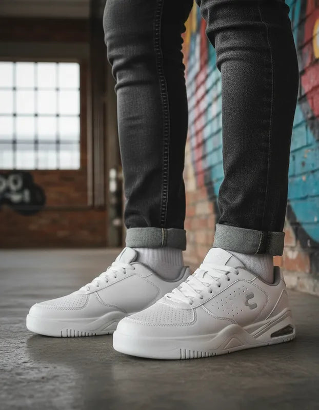 Tenis Urbanos Hombre Charly 1087705 Capsula Aire Blancos