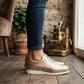 Tenis Quirelli Casuales Mujer 303301 Piel Cómodos Oro