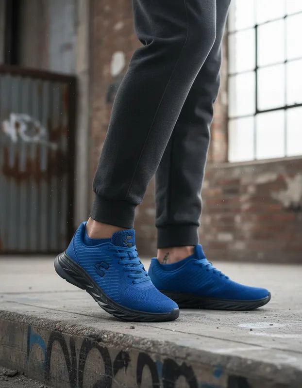 Tenis Deportivos Hombre Charly 1087002 Running Gym Azules