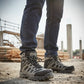 Botas Industriales Hombre Jeep Je51200 Piel Casquillo Gris