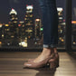 Zapatillas Vestir Mujer Omar Alex 420 Tacón Bajo Charol