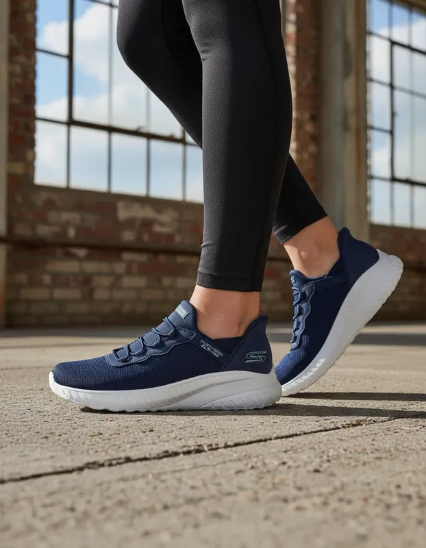 Tenis Skechers Mujer 117500 Bobs Squad Chaos Slip Ins Navy