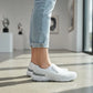Tenis Skechers Mujer 21015mx Wht Slip On Skech-air Blancos
