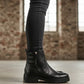 Botines Greenlove Mujer 96242 Negros Cierre Tacón Bajo