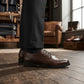 Zapatos Vestir Merano Hombre 46101 Piel Café Bostonianos
