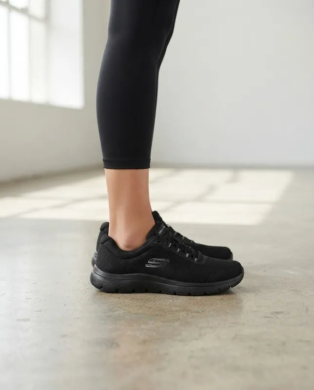 Tenis Skechers Mujer 2110005 Summits Memory Foam Negros