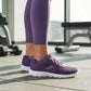 Tenis Skechers Mujer 21009mx Dkpr Memory Foam Morado Obscuro