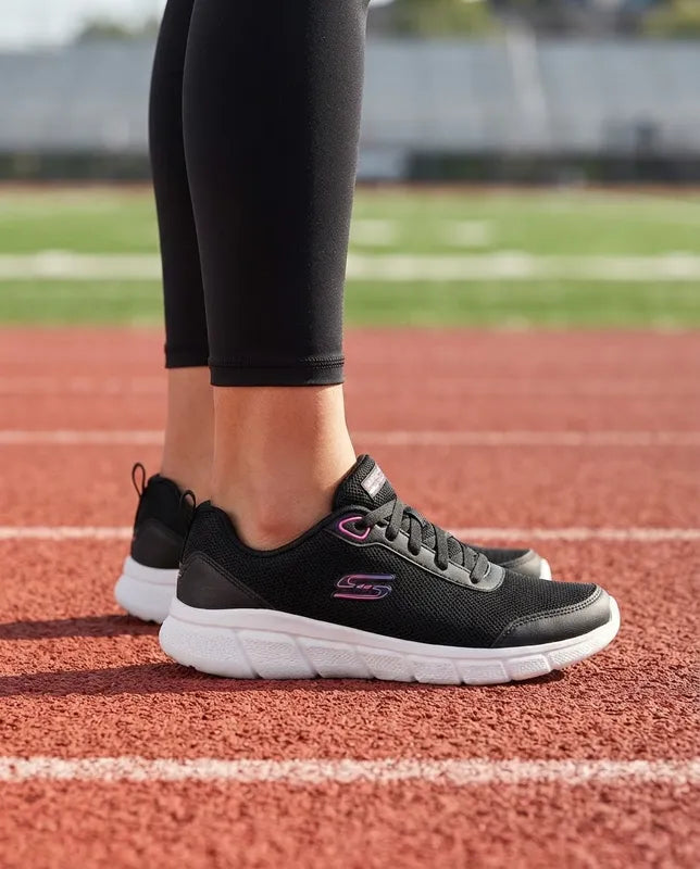 Tenis Skechers Mujer 896465mx Bobs Flex Memory Foam Negro