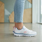 Tenis Skechers Mujer 896466mx Summits Memory Foam Blancos