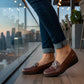 Zapato Mujer Hush Puppies Hp01956 Piel Soft System Cafés