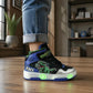Tenis Dinoworld Niño 6201 T Rex Luces Contactel Azul Negro