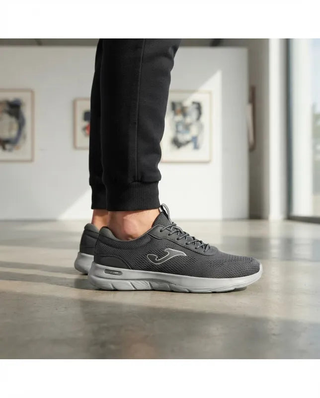 Tenis Joma Hombre Teseo Ctesew2612 Memory Foam Gris