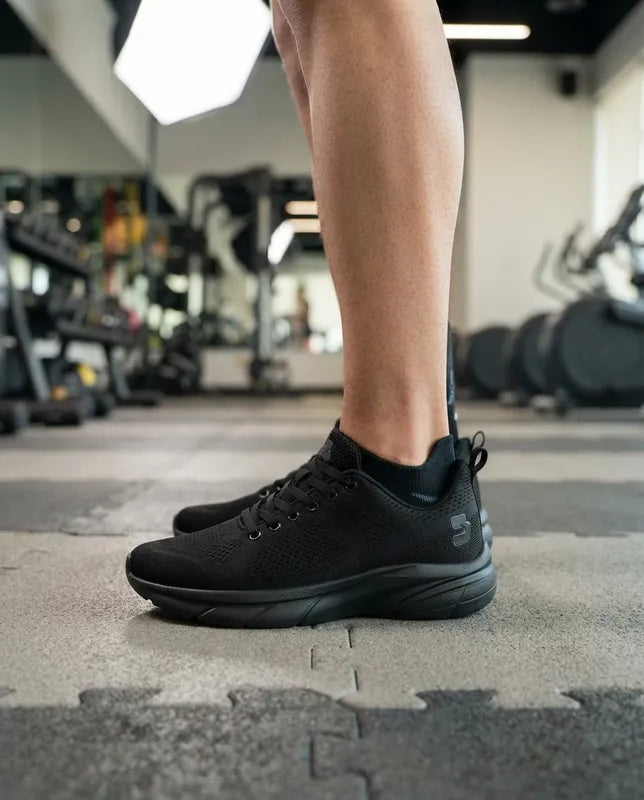 Tenis Charly Hombre 1087799 Running Gym Ligeros Negros