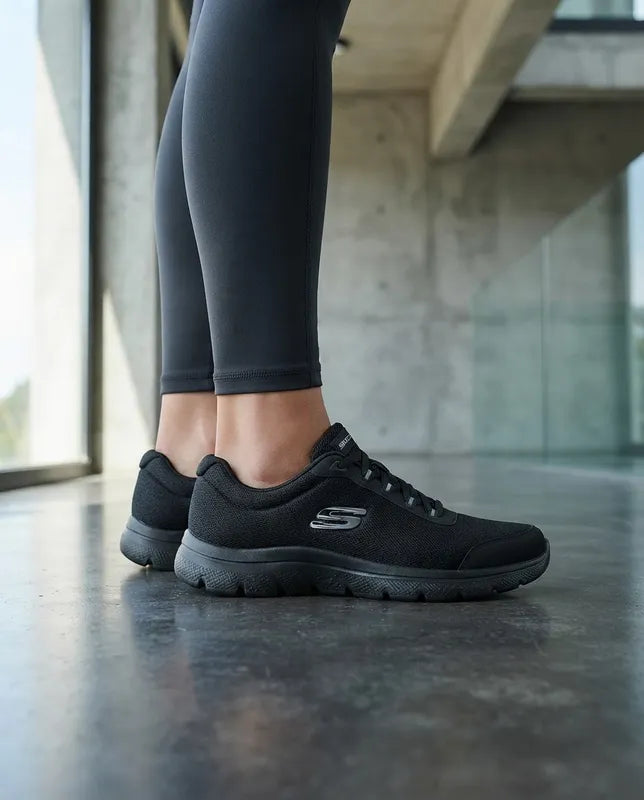 Tenis Skechers Mujer 2110005 Summits Memory Foam Negros
