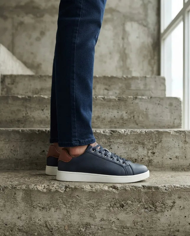 Tenis Capa De Ozono Hombre 611703 Casuales Azul Navy