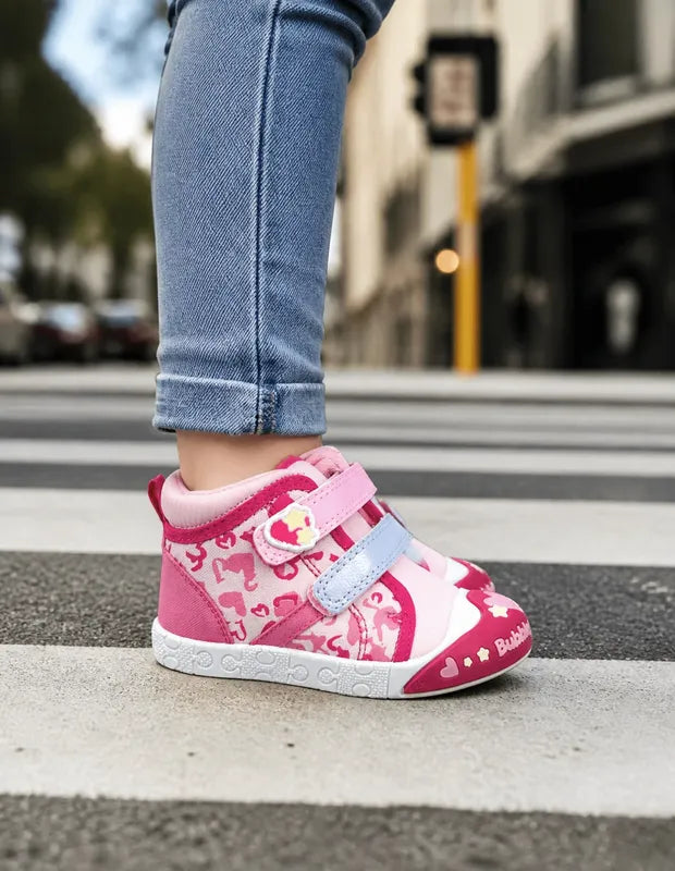 Tenis Bubble Gummers Cathy I Niña Bota Rosa Fiusha 14-17
