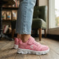 Tenis Charly Kids Niña 1065707 Contactel Ligero Rosa 15-23